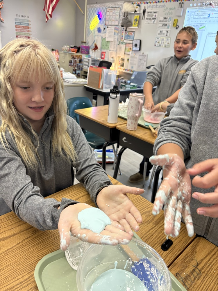 Oobleck, a non Newtonian fluid.