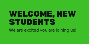 Welcome students to our community
