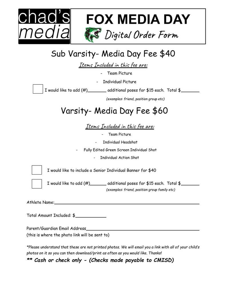 order form