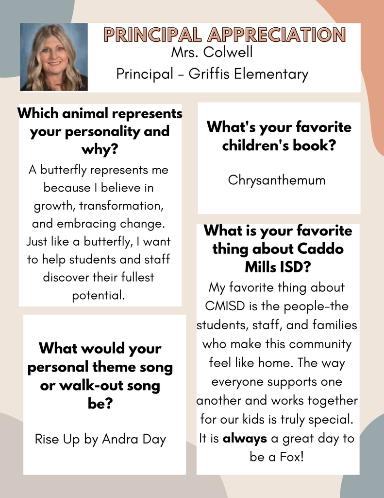 Principal Appreciation Month