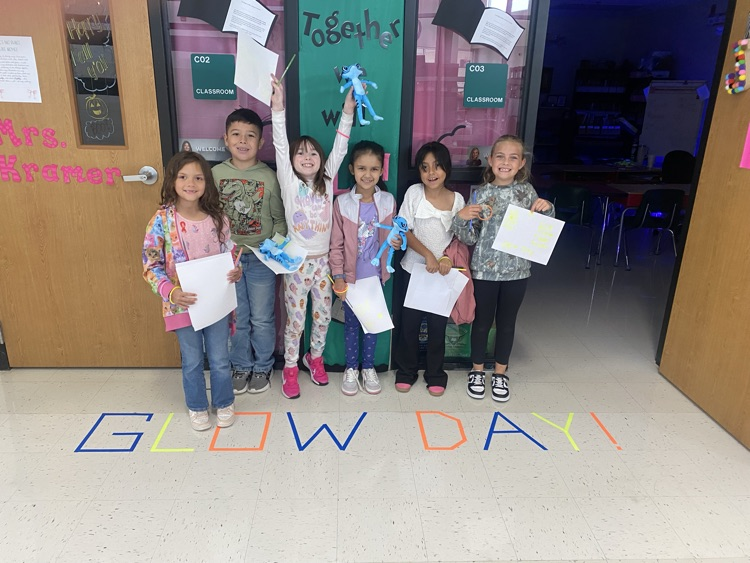 Glow Day fun in Mrs. Johnson & Mrs. Kramer’s classes