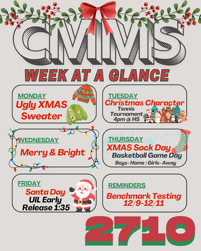 Week At A Glance