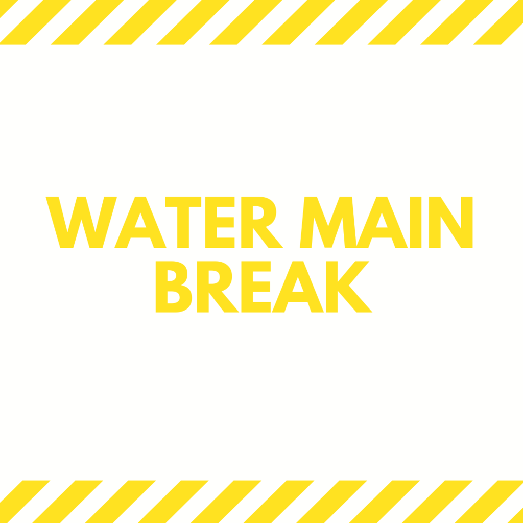 Water main break