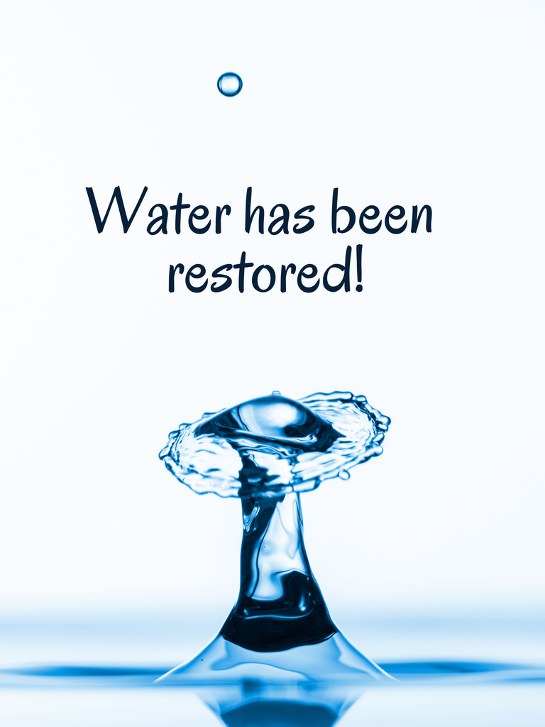 water restored