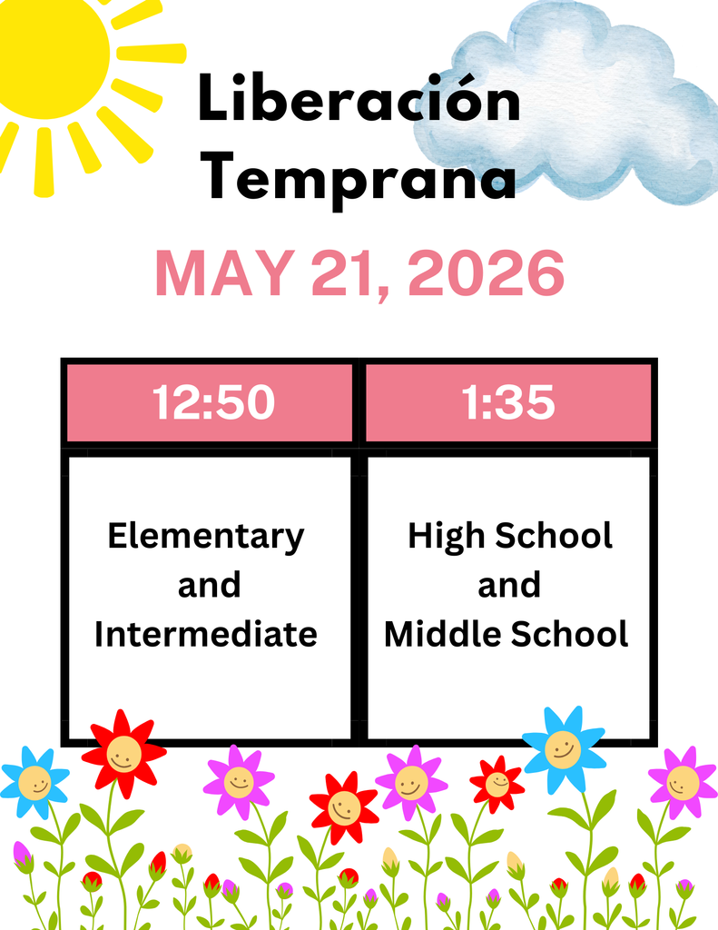 Early Release Times 5/21