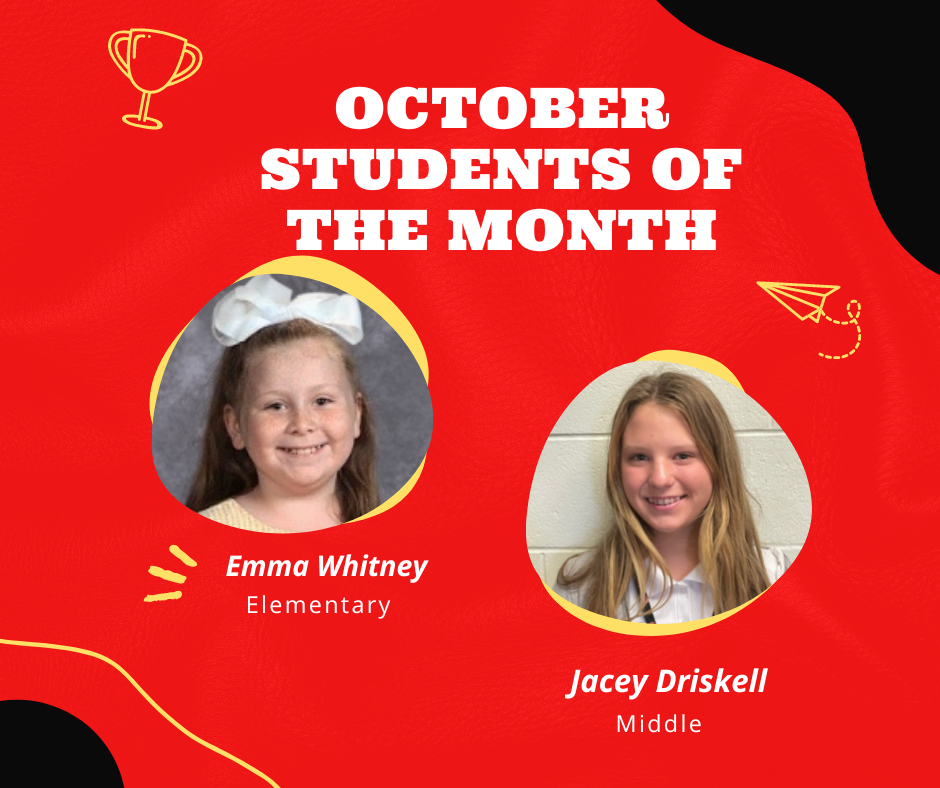 October Student of the Month