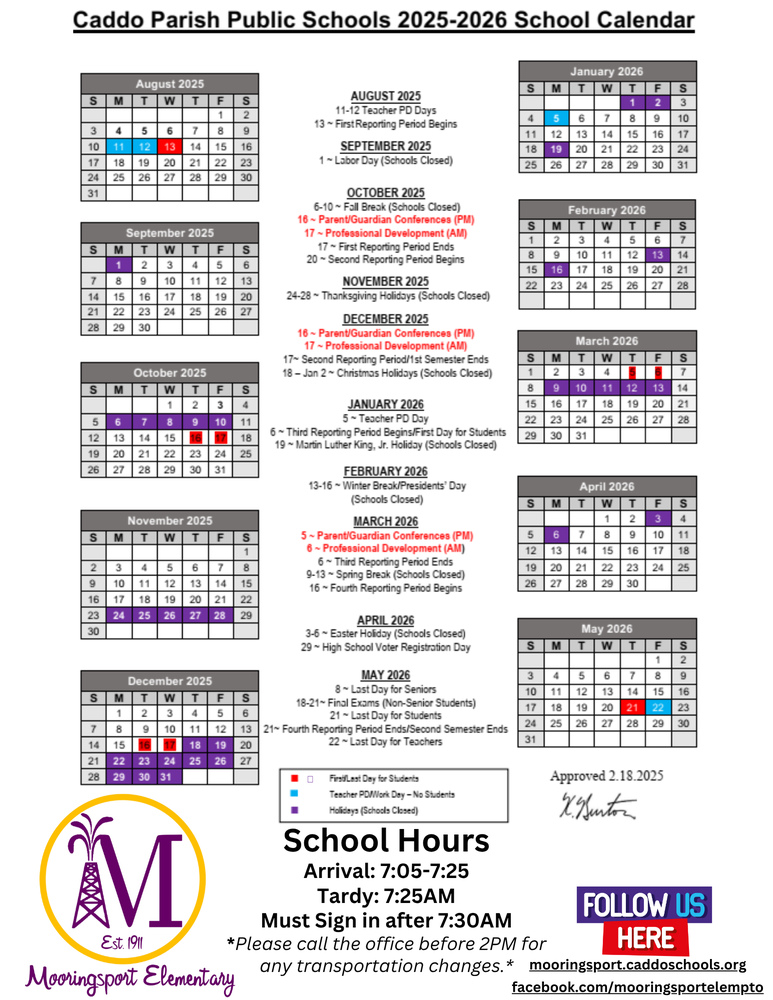 2025-2026 Calendar