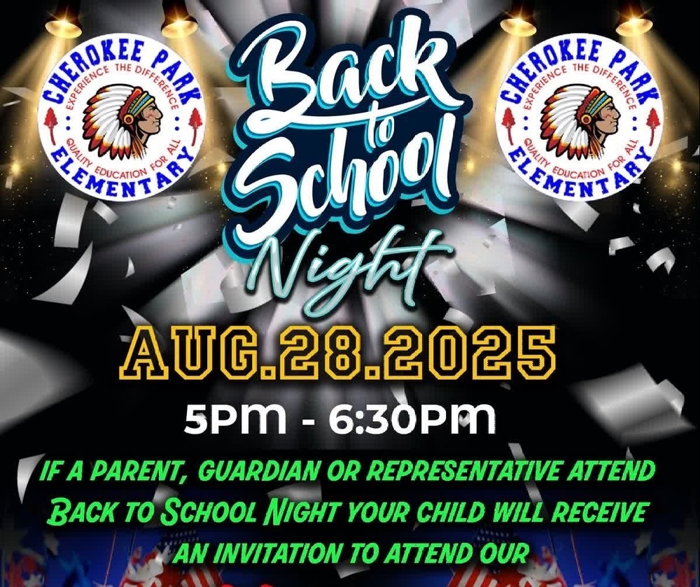 Back to school night flyer