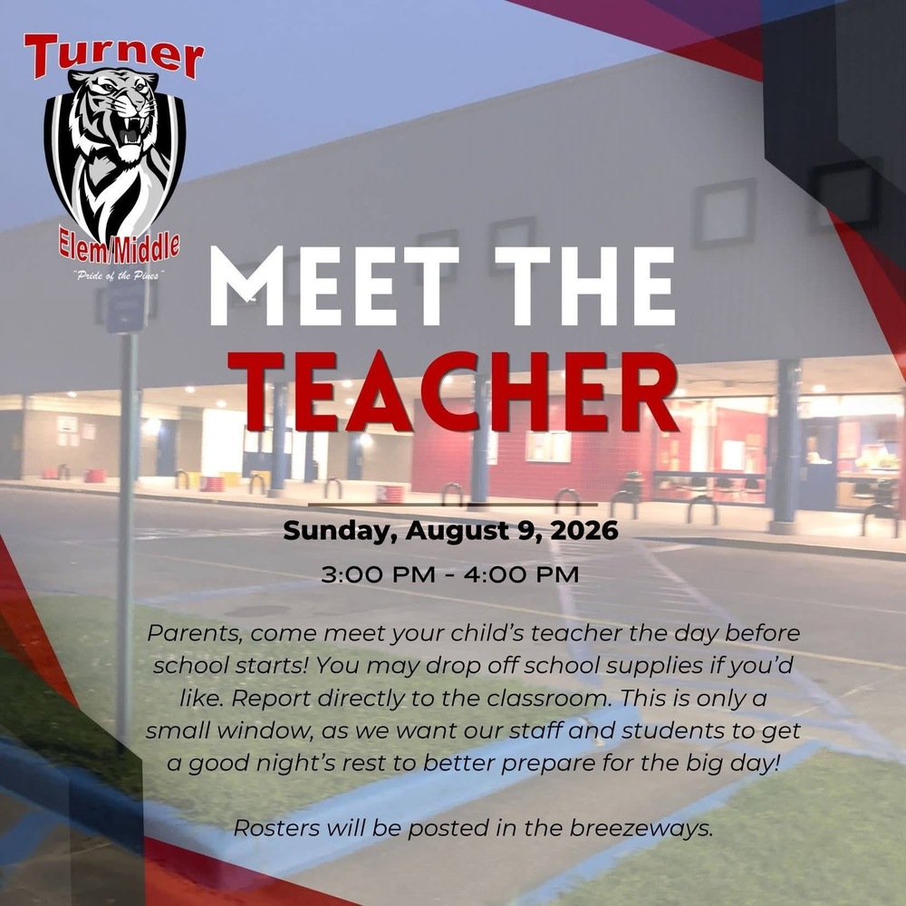 Meet The Teacher Aug 9 from 3:00-4:00