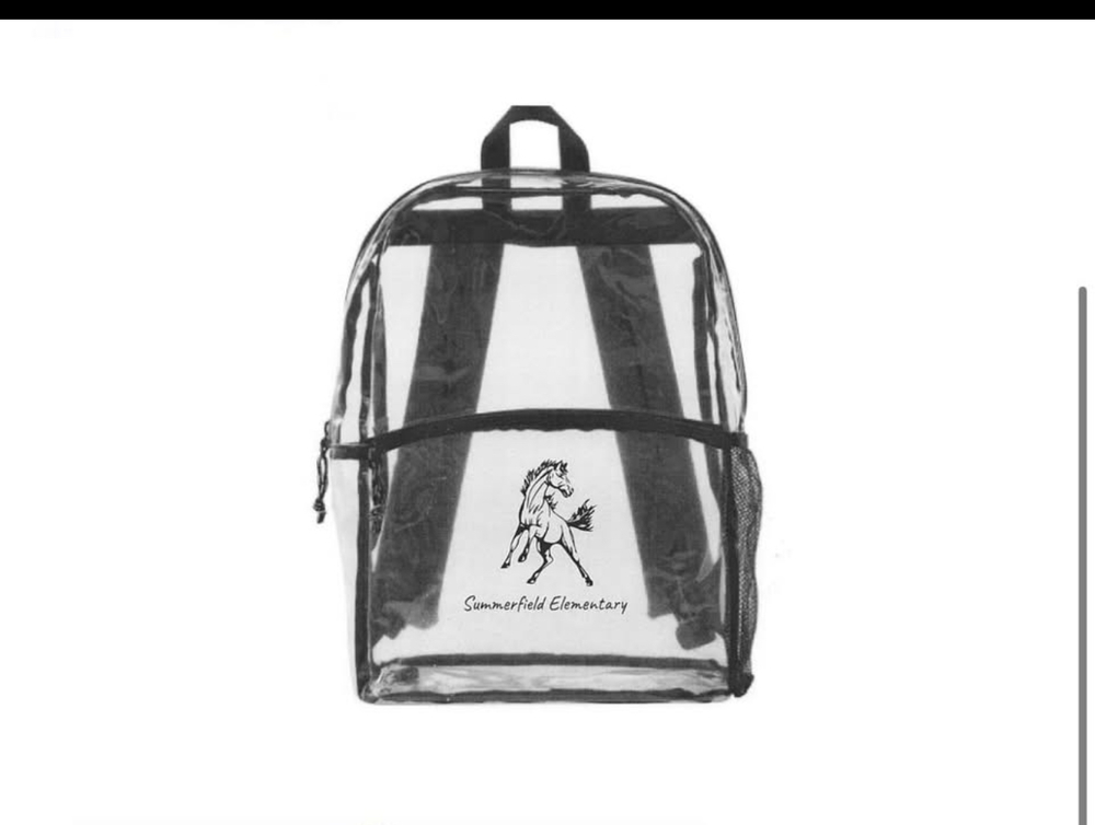 clear backpack