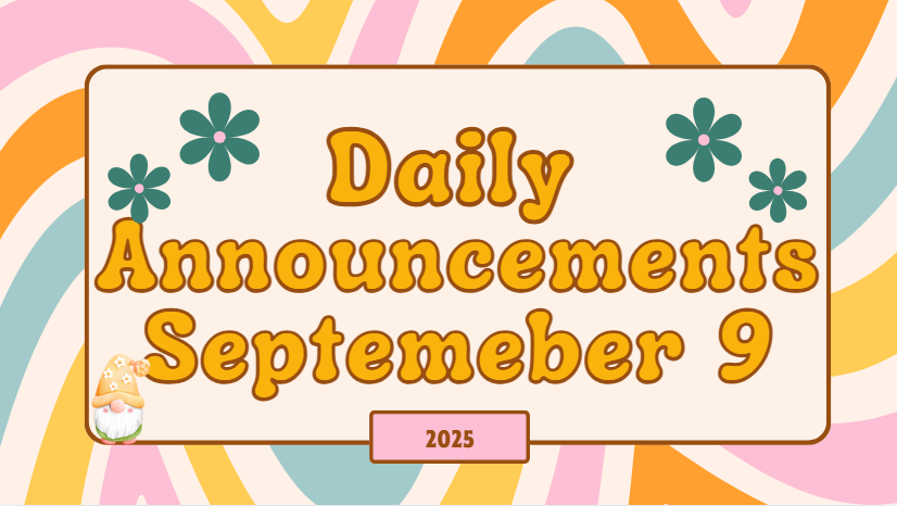 Daily Announcements