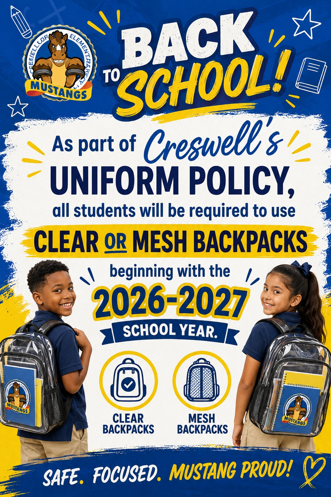 Clear backpacks