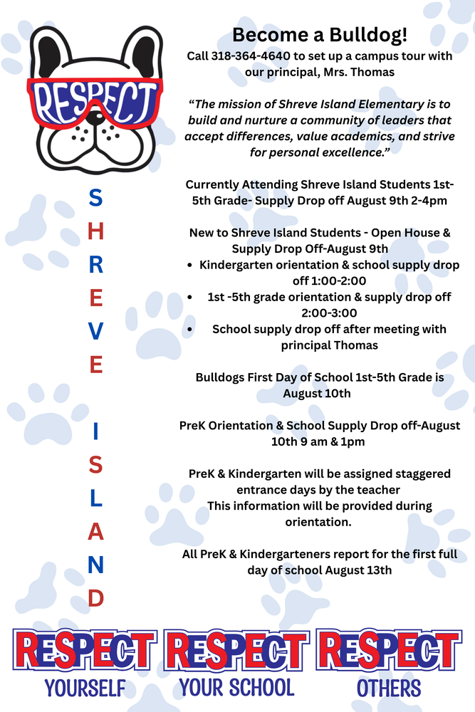 Important Back to School Dates