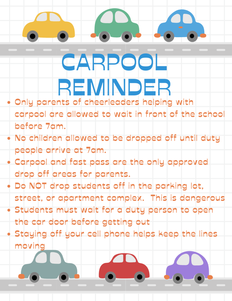 carpool reminders