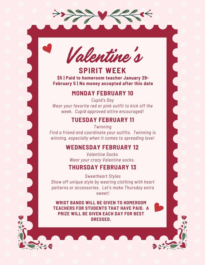Valentine's Spirit Week