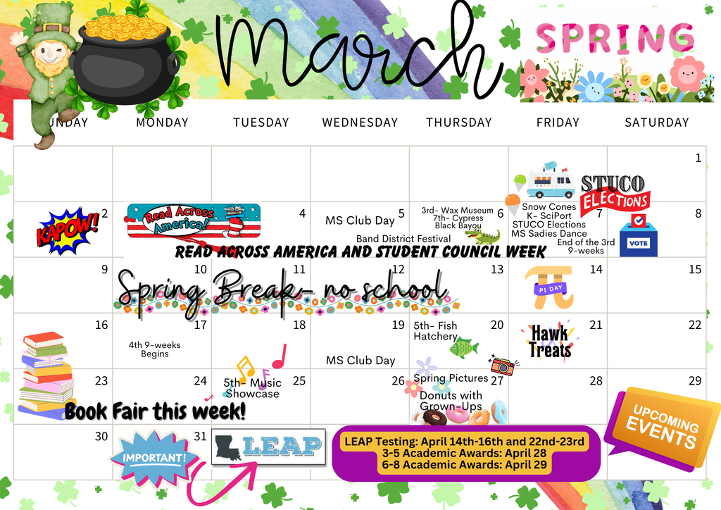 March calendar
