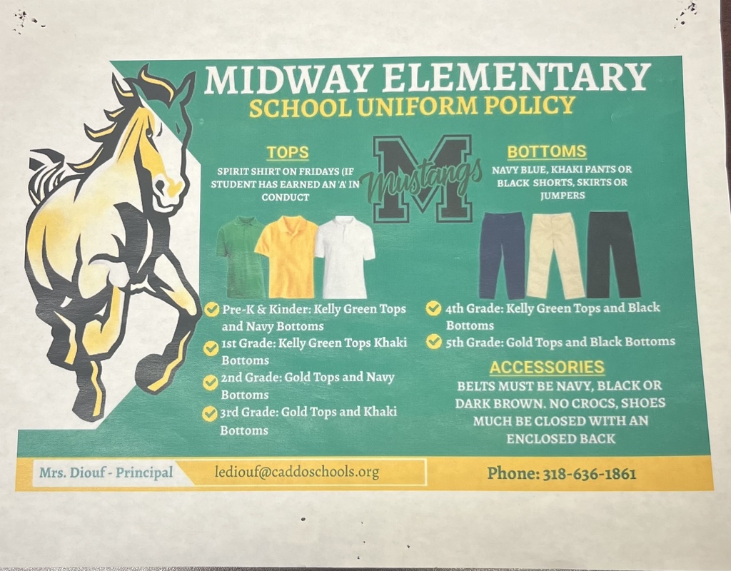 Midway 2025-2026 School Year Uniform Policy