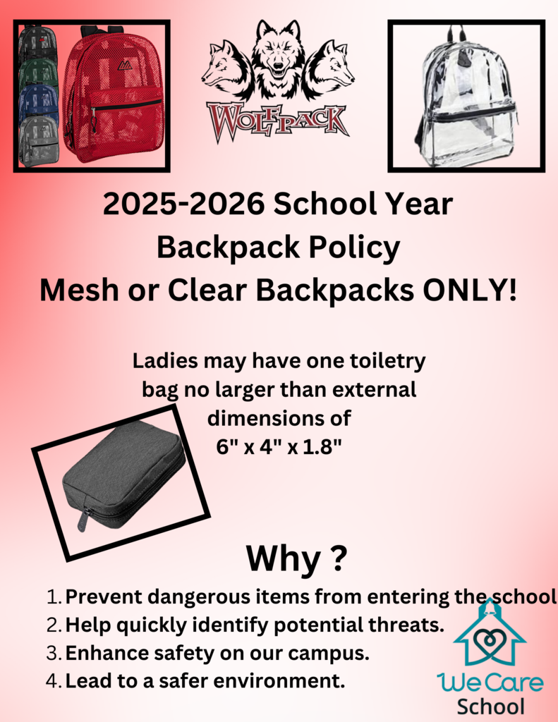 Back Pack Policy