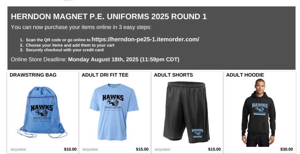 PE Uniforms
