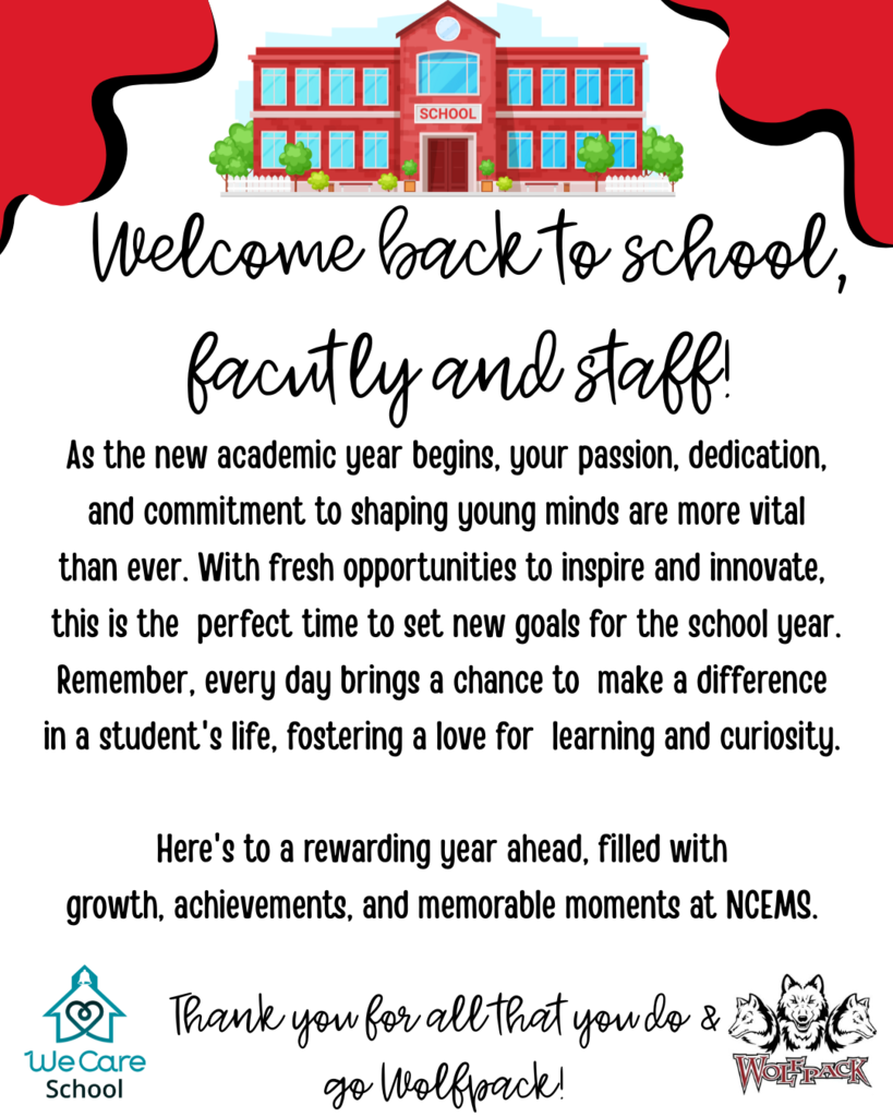 Welcome Faculty & Staff