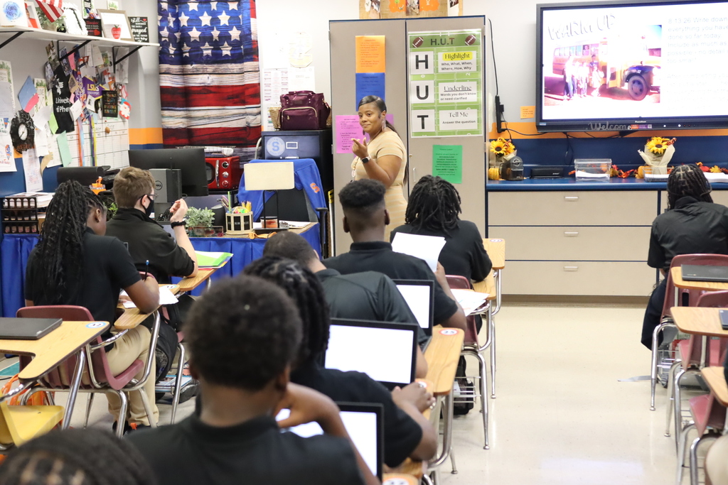 Teacher in classroom