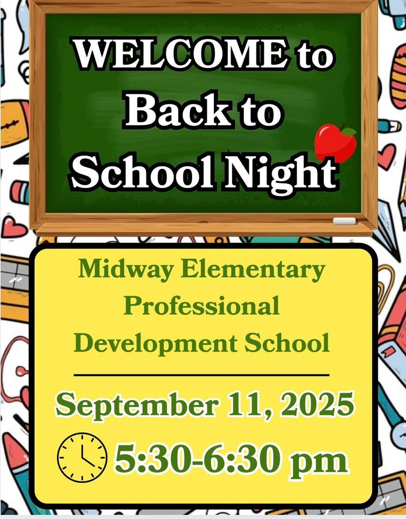 Thursday September 11, 2025 Back to School Night