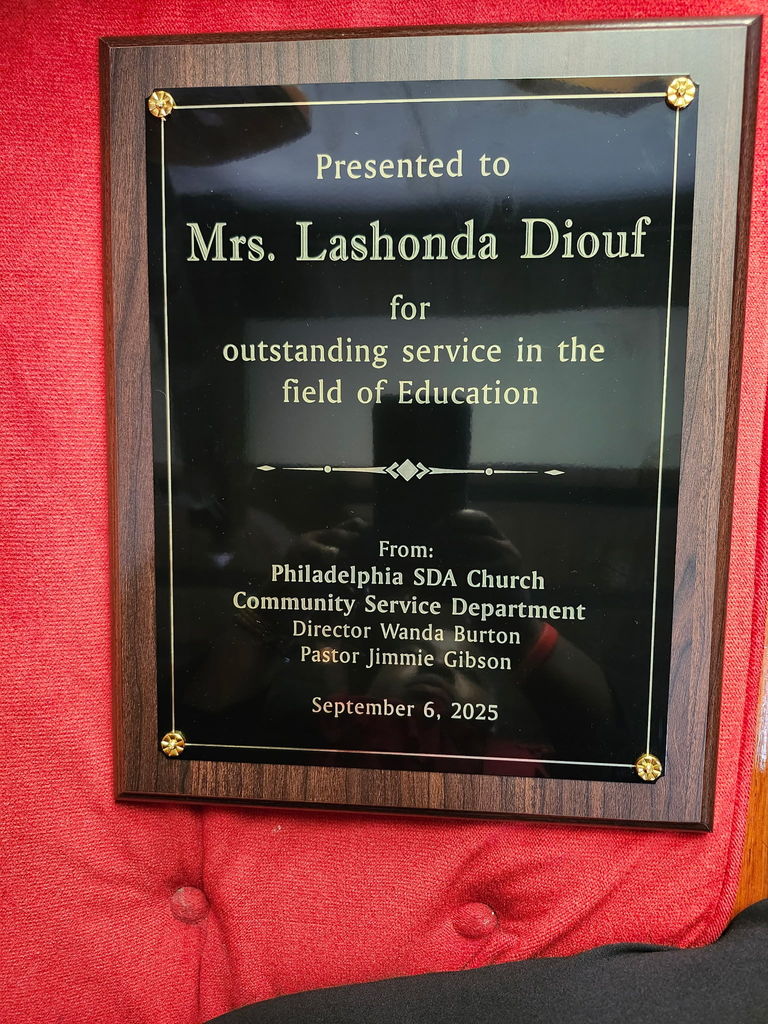 Congratulations, Mrs. Diouf