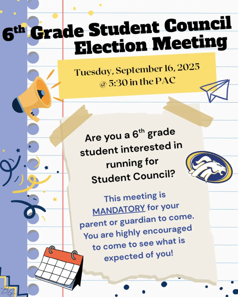 Student Council 6th grade