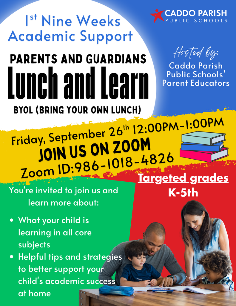 Parent Flyer 1st nine weeks learning-English