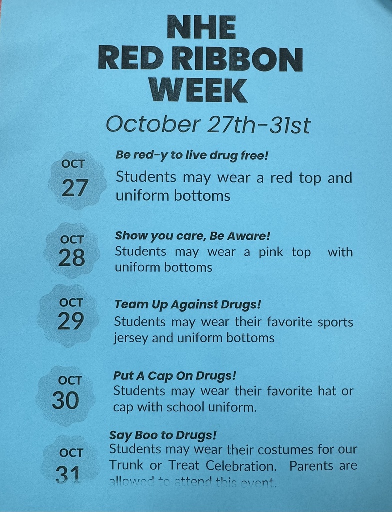 NHE Red Ribbon Week 