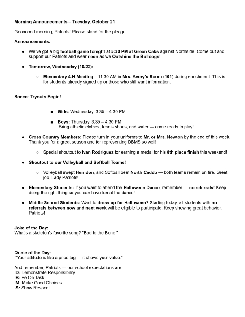 Morning Announcements – Tuesday, October 21_page-0001 (1)