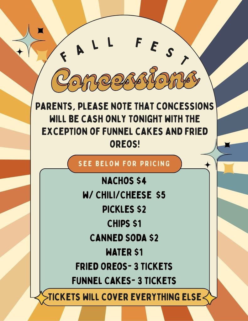 concessions fall fest