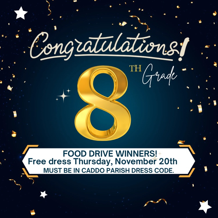 food drive winners