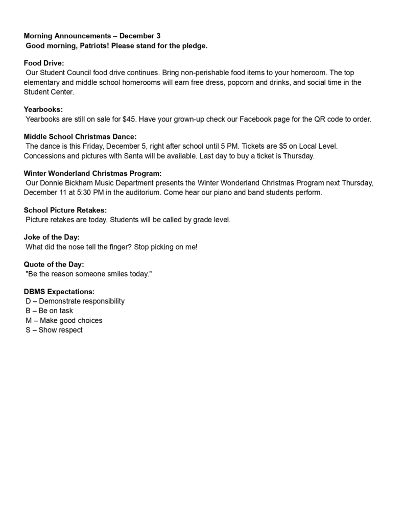 Morning Announcements – December 3_page-0001