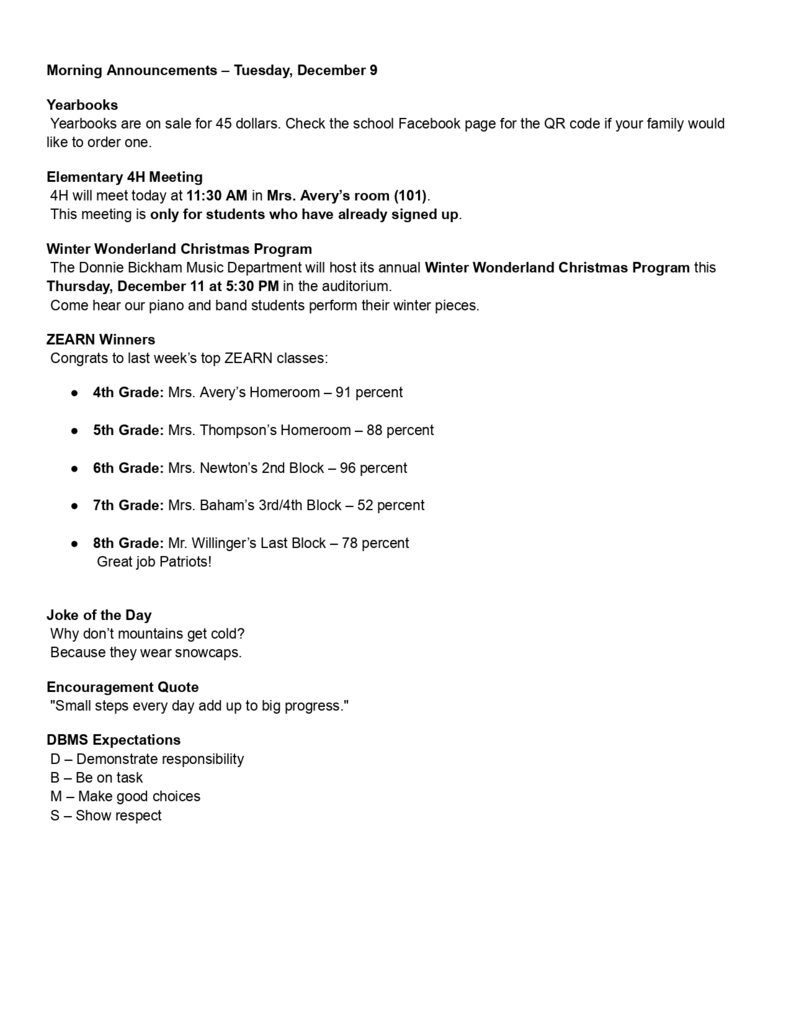 Morning Announcements – Tuesday, December 9_page-0001 (1)