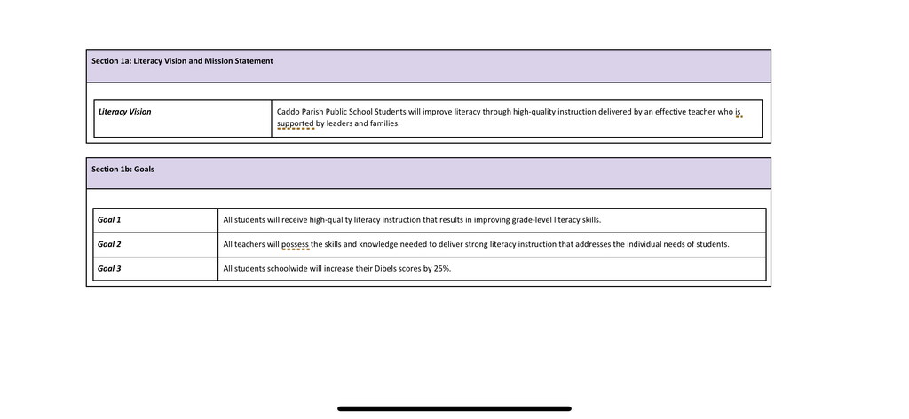 Midway's 2025-2026 Literacy Plan