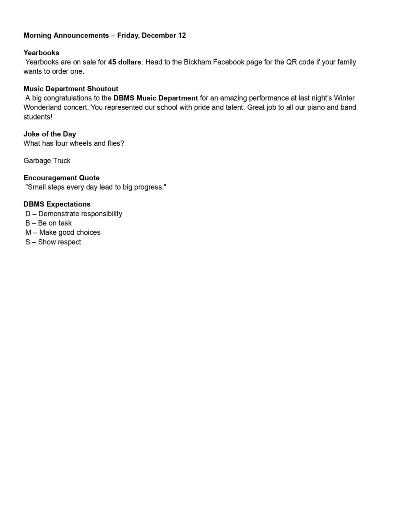 Morning Announcements – Friday, December 12_page-0001