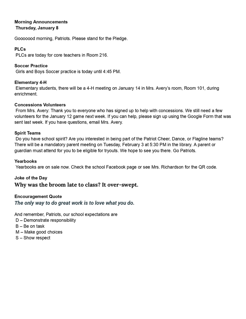 Morning Announcements - January 8_page-0001