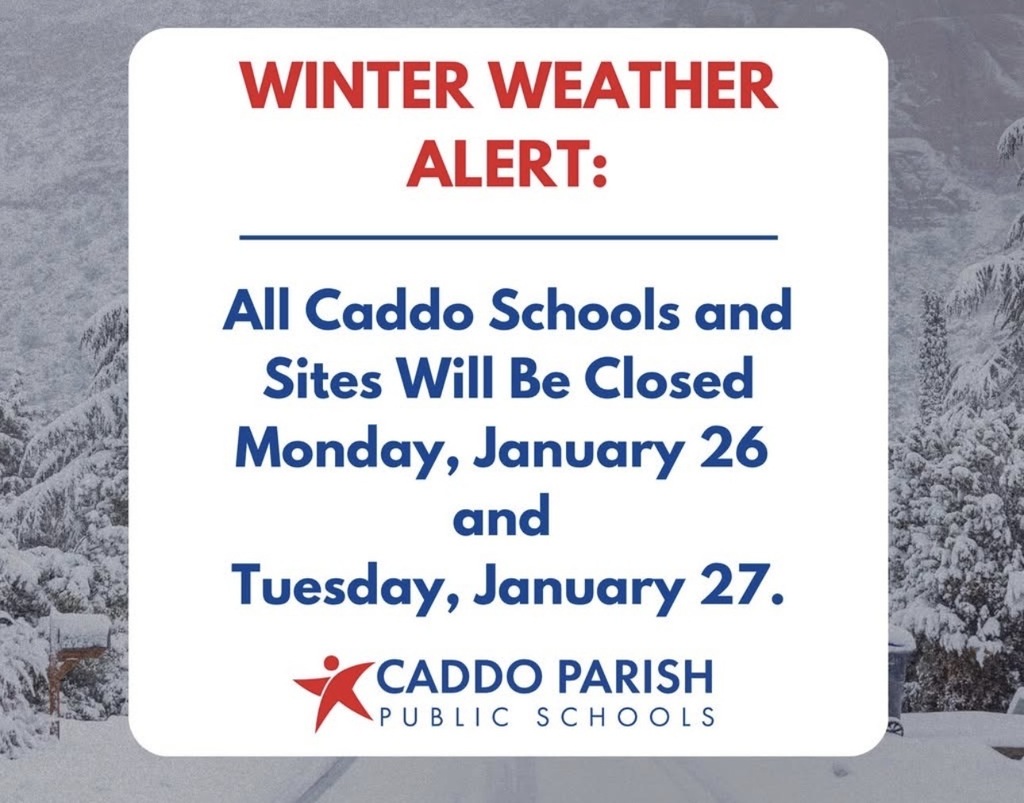 ATTENTION- No School January 26, 2026 OR January 27, 2026