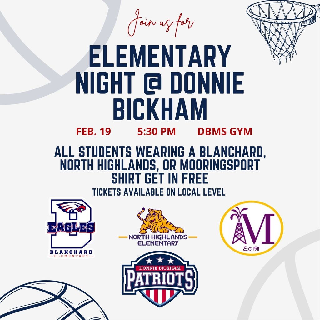 Blue and Orange Basketball Pattern Game Night Invitation