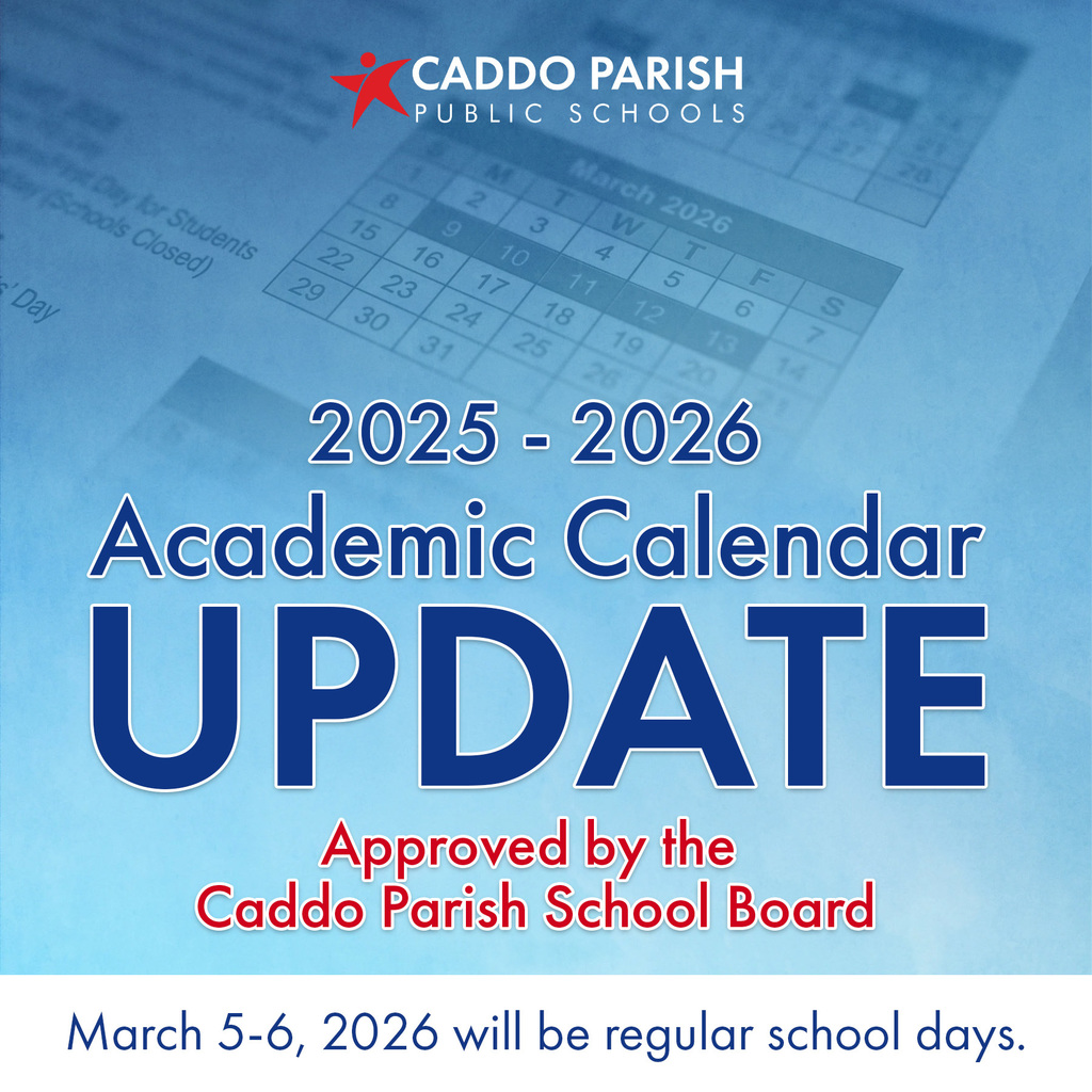 Academic Calendar Update