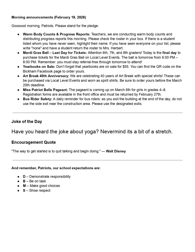 Morning announcements (February 19, 2026)_page-0001