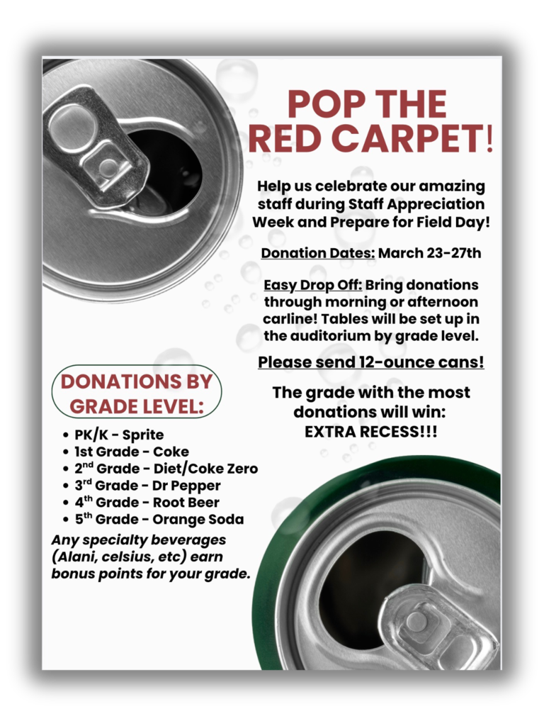 soda collection flyer