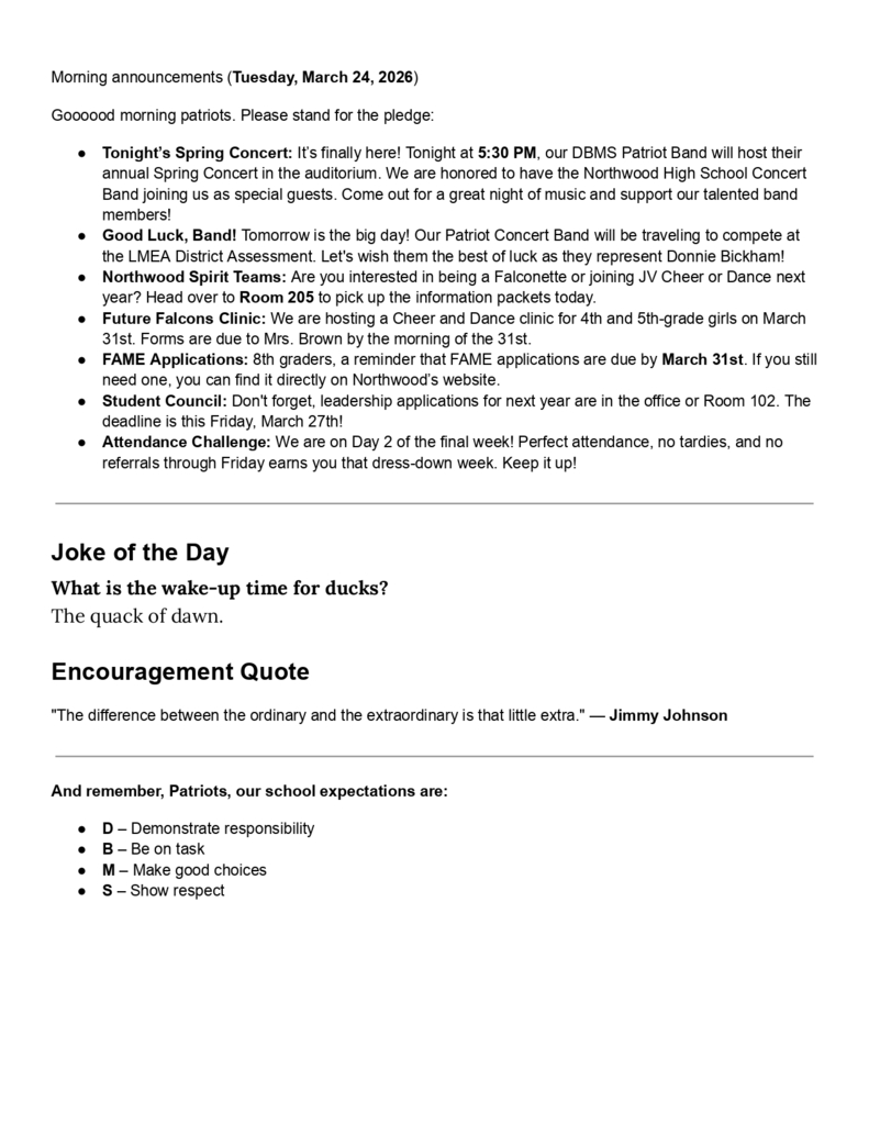 Morning announcements (Tuesday, March 24, 2026)_page-0001