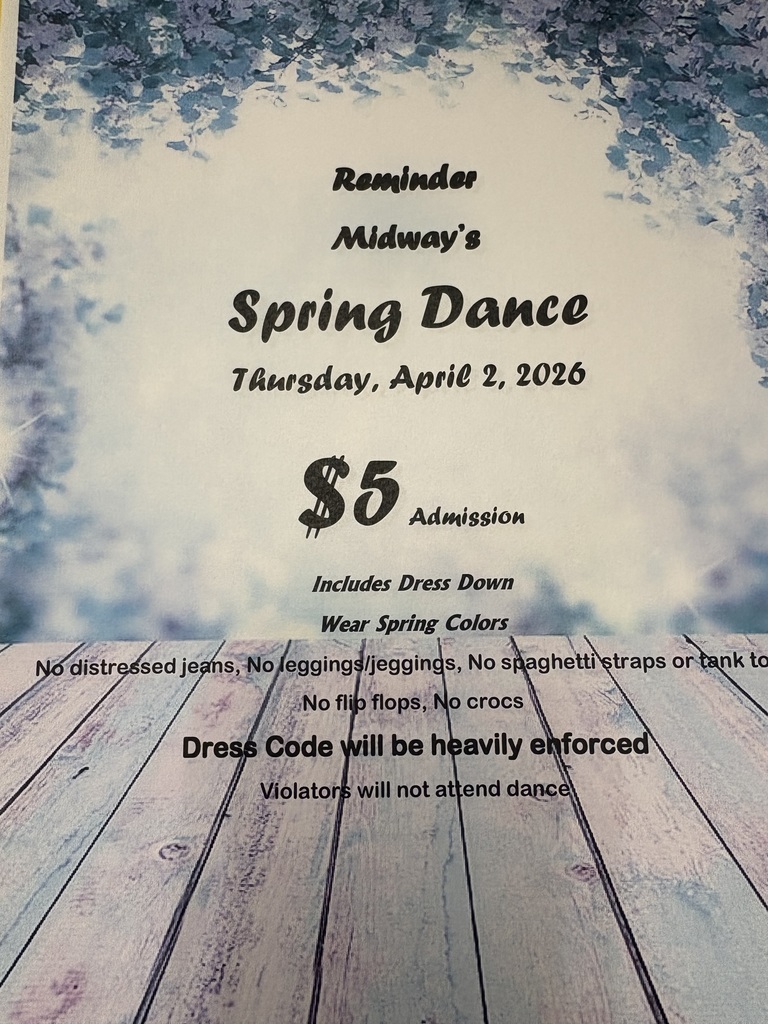Spring Dance Reminder