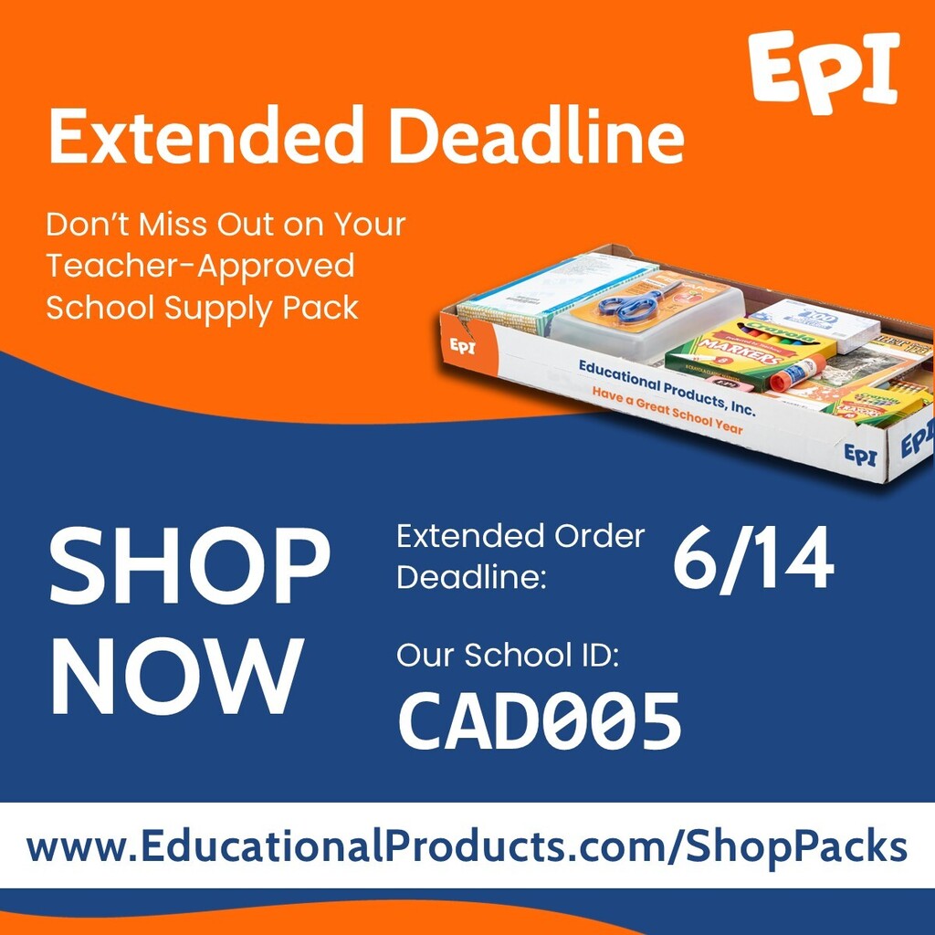 Extended deadline