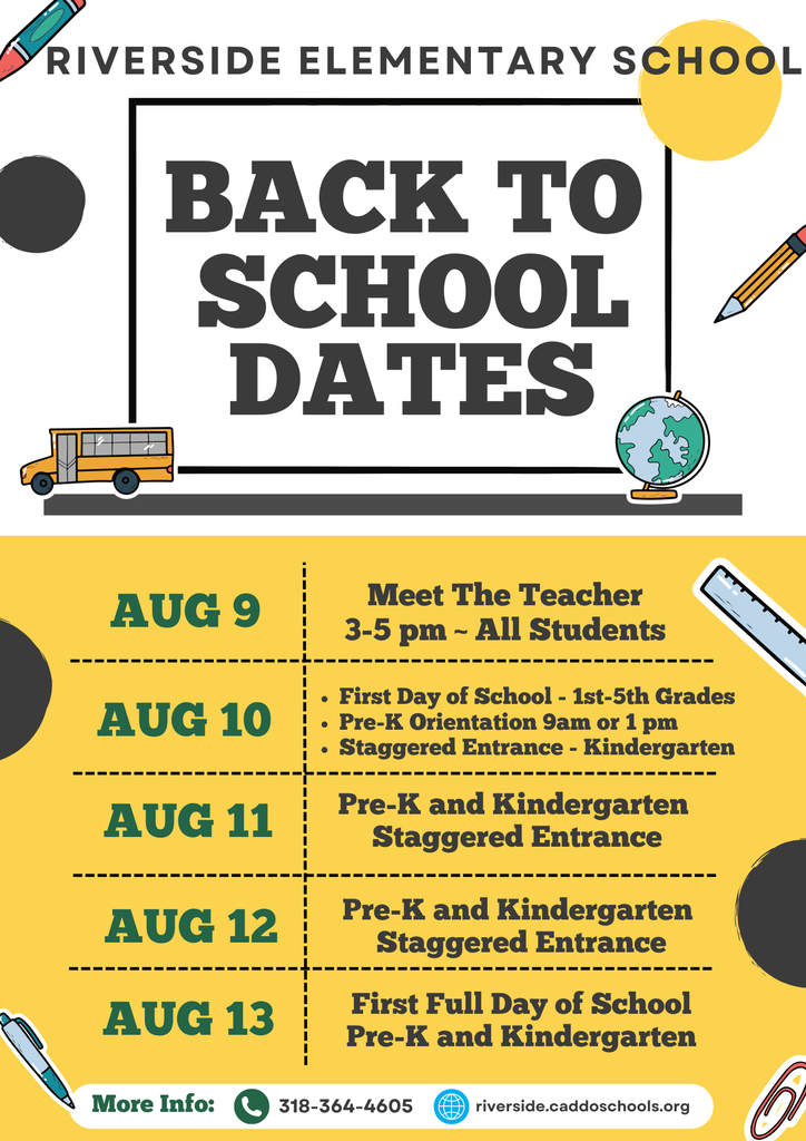 Back to School Dates