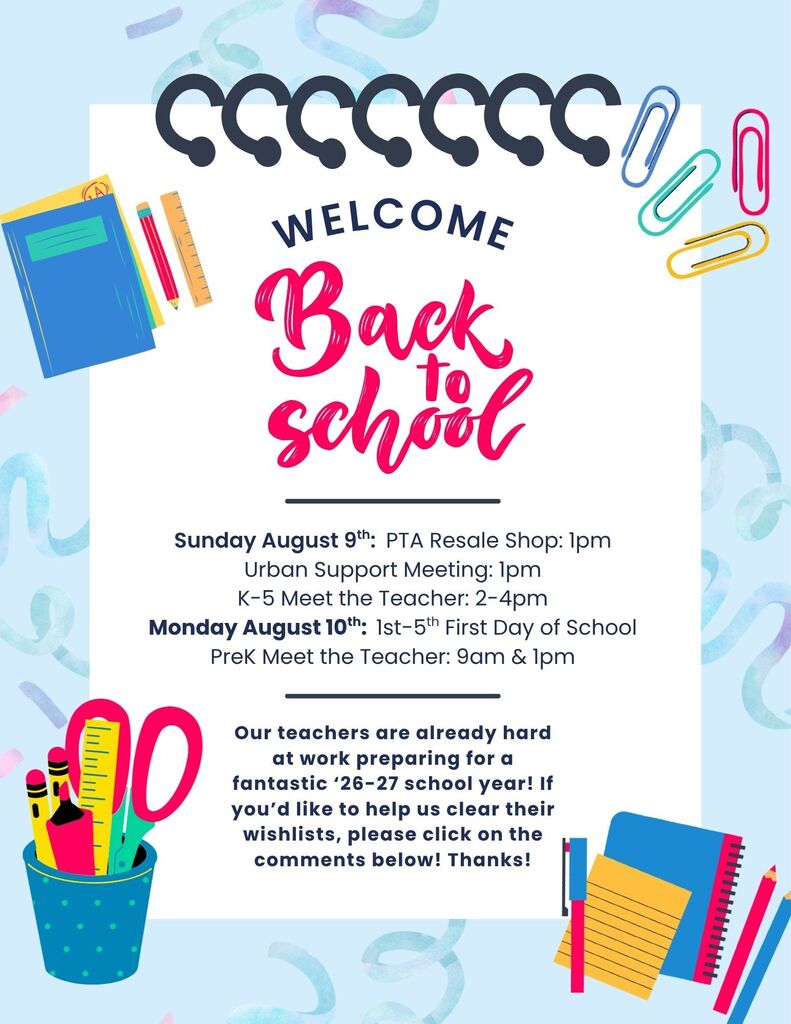 back to school flyer