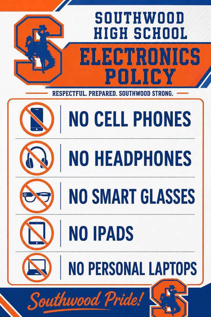prohibited electronics