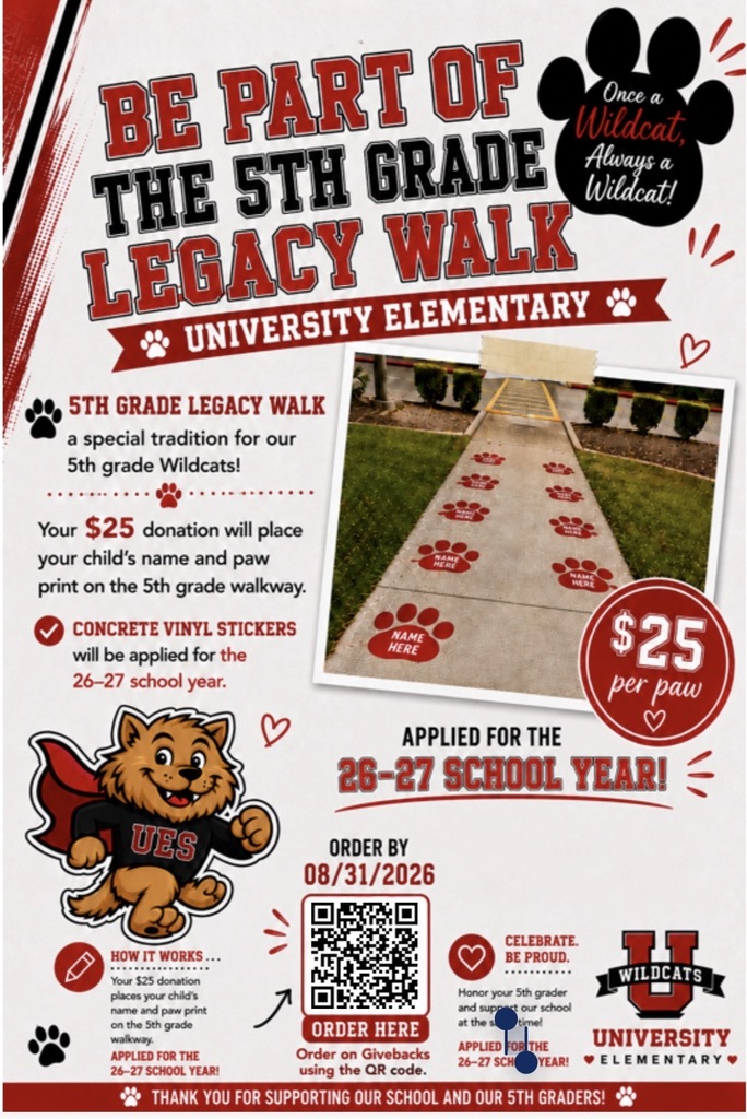 Legacy walk flyer